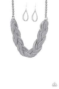 Gray Braided Sea Bead