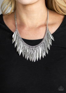 Thrill seeker silver necklace