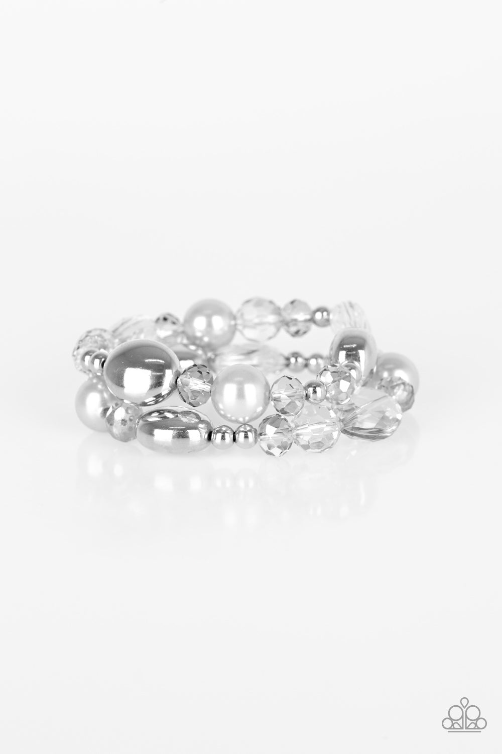 Silver stretch bracelet