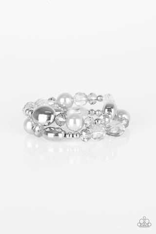 Silver stretch bracelet
